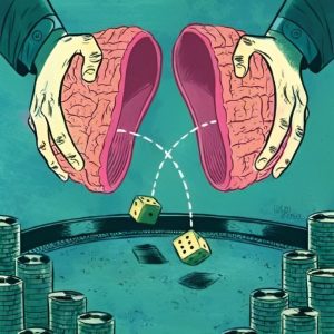 چرخه لذت آنی و پاداش در مغز معتاد به قمار